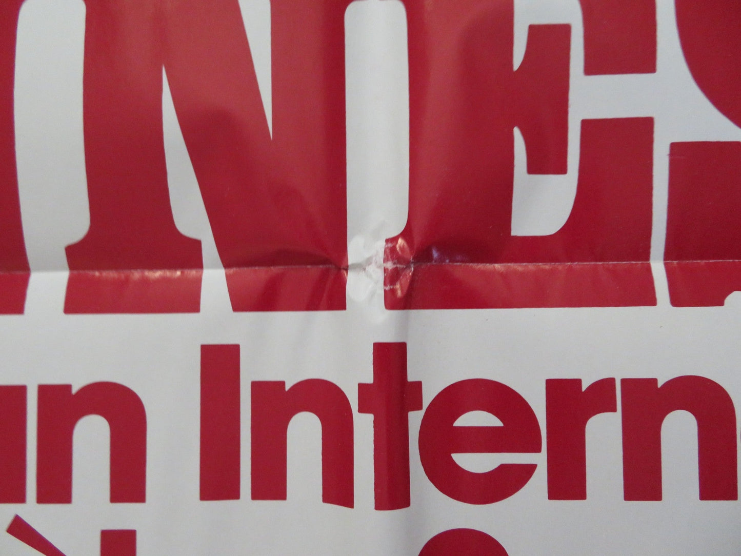 HENNESSY - STYLE B FOLDED US ONE SHEET POSTER ROD STEIGER LEE REMICK 1975 Rendezvous Cinema Movie posters