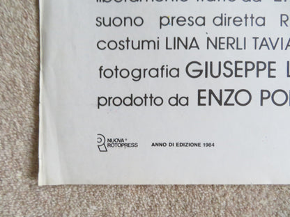 HENRY IV ITALIAN 2 FOGLIO POSTER MARCELLO MASTROIANNI CLAUDIA CARDINALE 1984 Rendezvous Cinema Movie posters