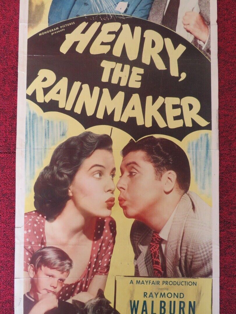 HENRY, THE RAINMAKER US INSERT (14"x 36") POSTER RAYMOND WALBURN 1949 Movie posters