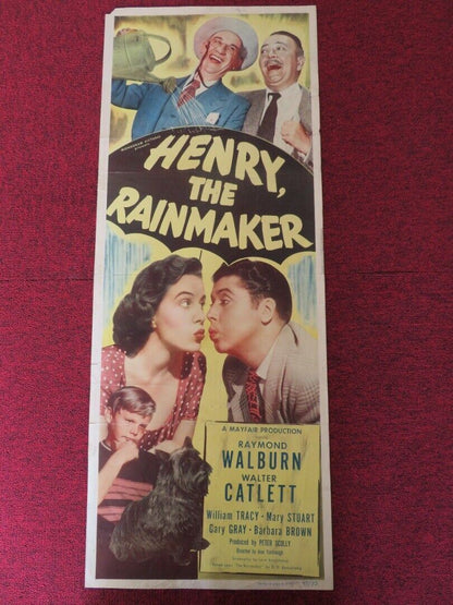 HENRY, THE RAINMAKER US INSERT (14"x 36") POSTER RAYMOND WALBURN 1949 Movie posters