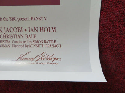 HENRY V US ONE SHEET ROLLED POSTER KENNETH BRANAGH 1989 Movie posters