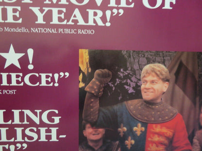HENRY V US ONE SHEET ROLLED POSTER KENNETH BRANAGH 1989 Movie posters