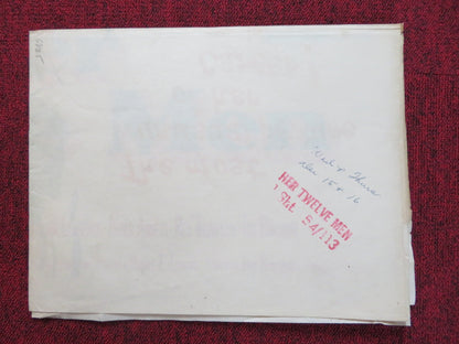 HER TWELVE MEN FOLDED US ONE SHEET POSTER GEER GARSON ROBERT RYAN 1954 Rendezvous Cinema Movie posters