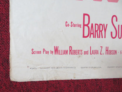 HER TWELVE MEN FOLDED US ONE SHEET POSTER GEER GARSON ROBERT RYAN 1954 Rendezvous Cinema Movie posters