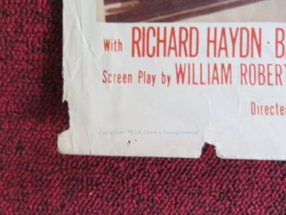 HER TWELVE MEN US INSERT (14"x 36") POSTER GREER GARSON ROBERT RYAN 1954 Rendezvous Cinema Movie posters