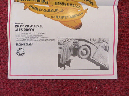 HERBIE GOES BANANAS FOLDED AUSTRALIAN DAYBILL POSTER Cloris Leachman 1980 Movie posters