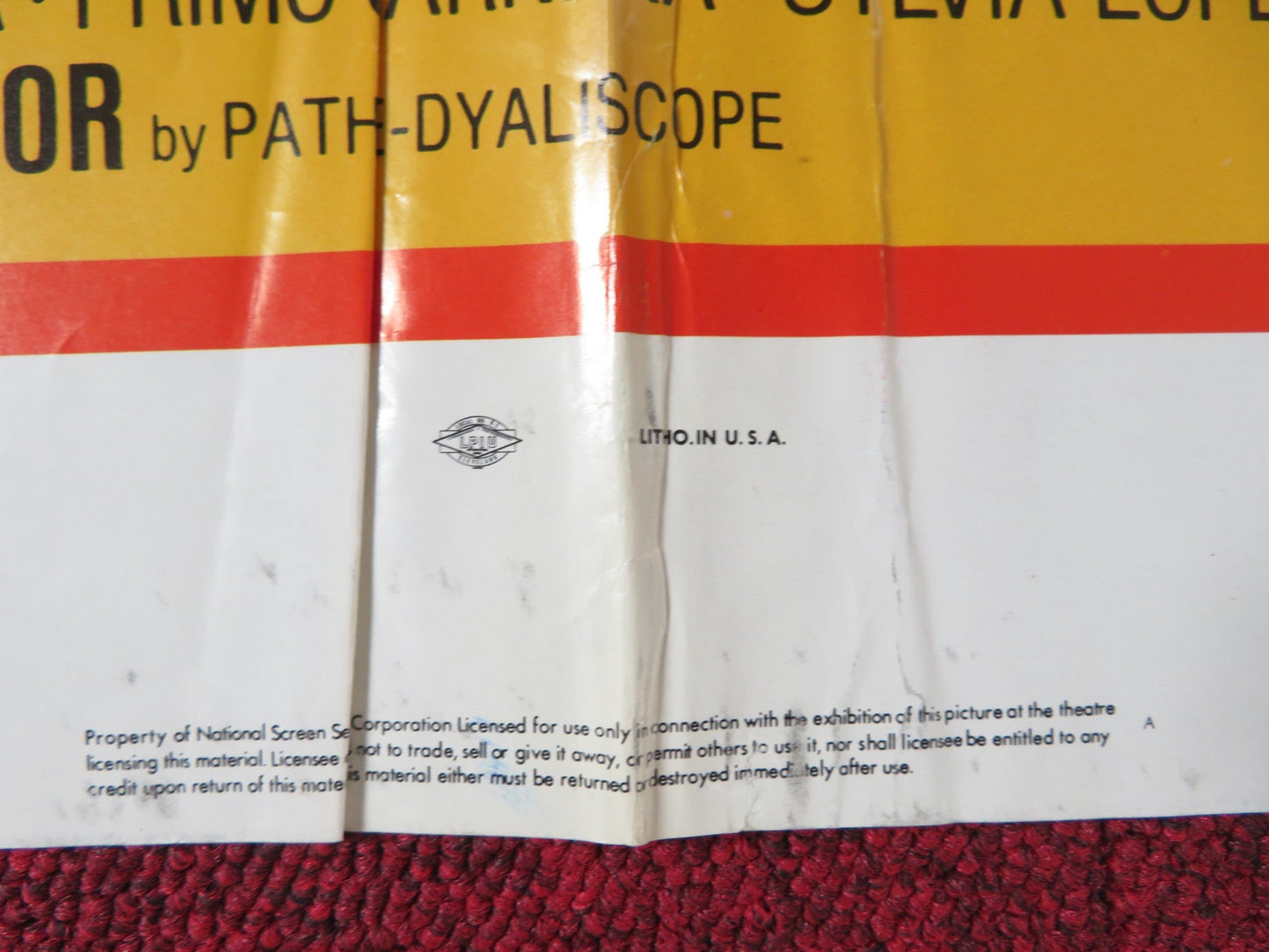 HERCULES AND HERCULES UNCHAINED COMBO FOLDED US ONE SHEET POSTER S. REEVES 1973 Rendezvous Cinema Movie posters