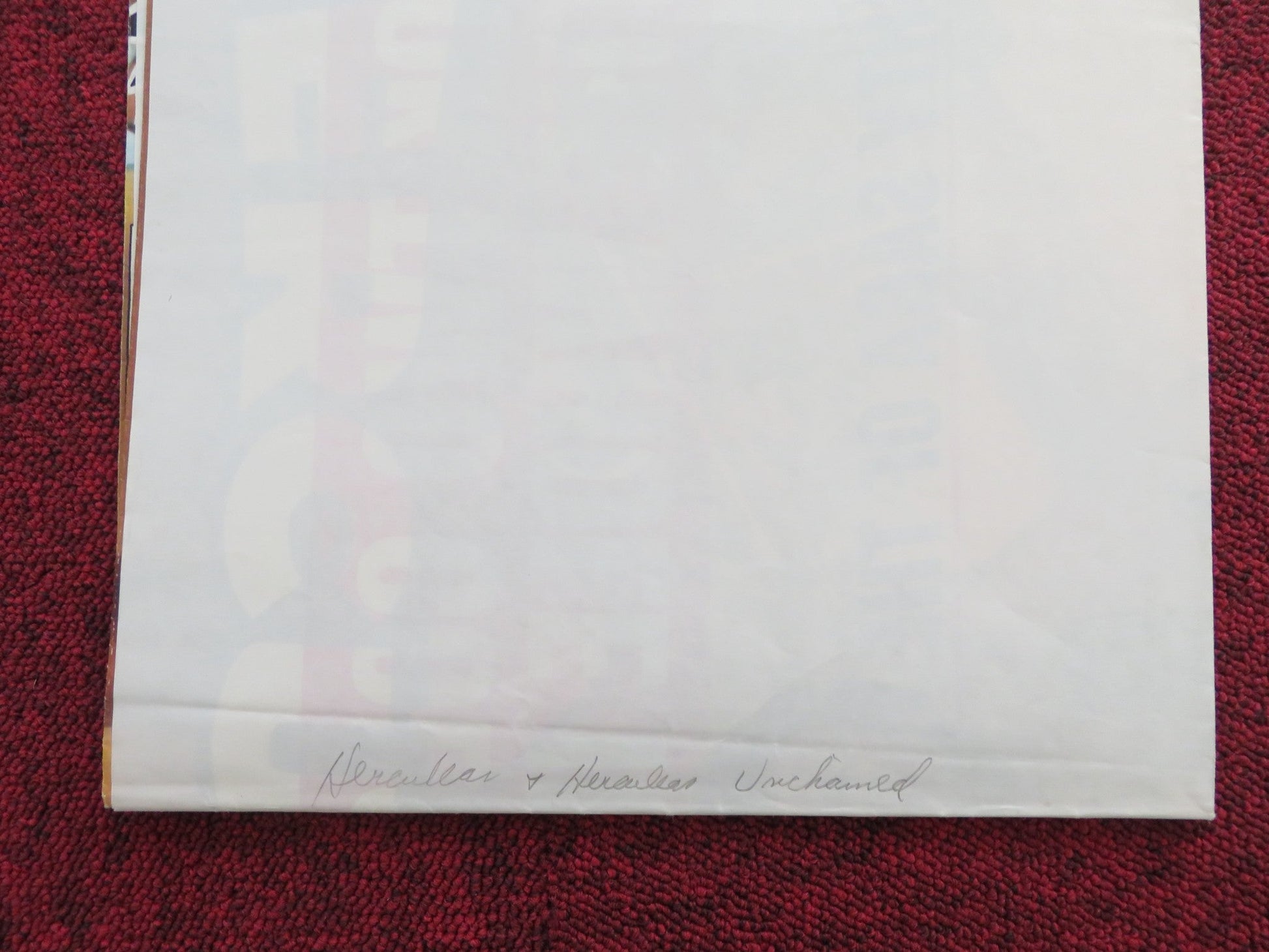 HERCULES AND HERCULES UNCHAINED COMBO FOLDED US ONE SHEET POSTER S. REEVES 1973 Rendezvous Cinema Movie posters