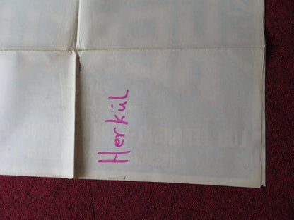 HERCULES FOLDED TURKISH ONE SHEET POSTER LOU FERRIGNO BRAD HARRIS 1983 Movie posters