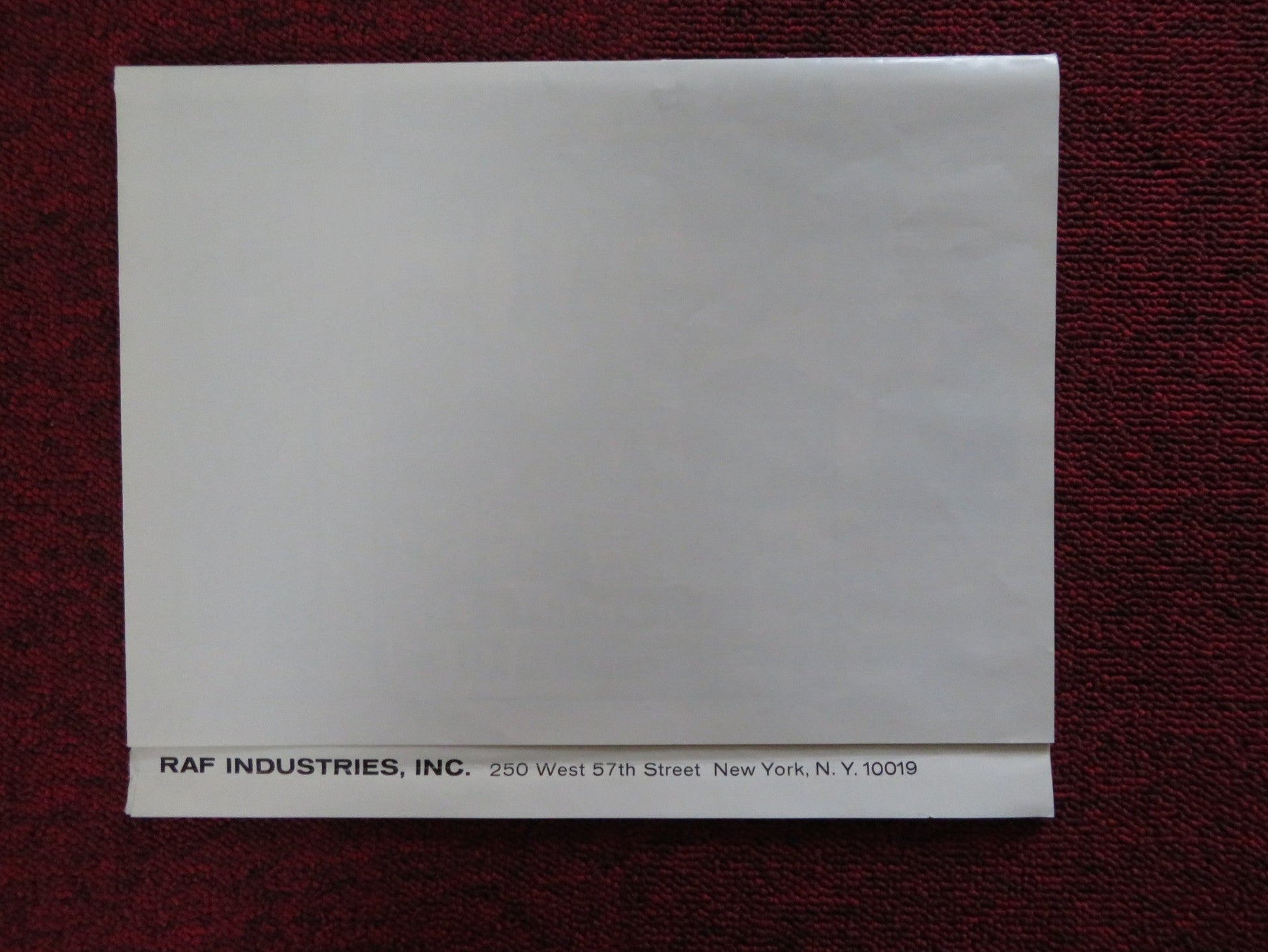 HERCULES IN NEW YORK - PRESSBOOK UNCUT RAF INDUSTRIES INC. SCHWARZENEGGER 1970 Rendezvous Cinema Movie posters