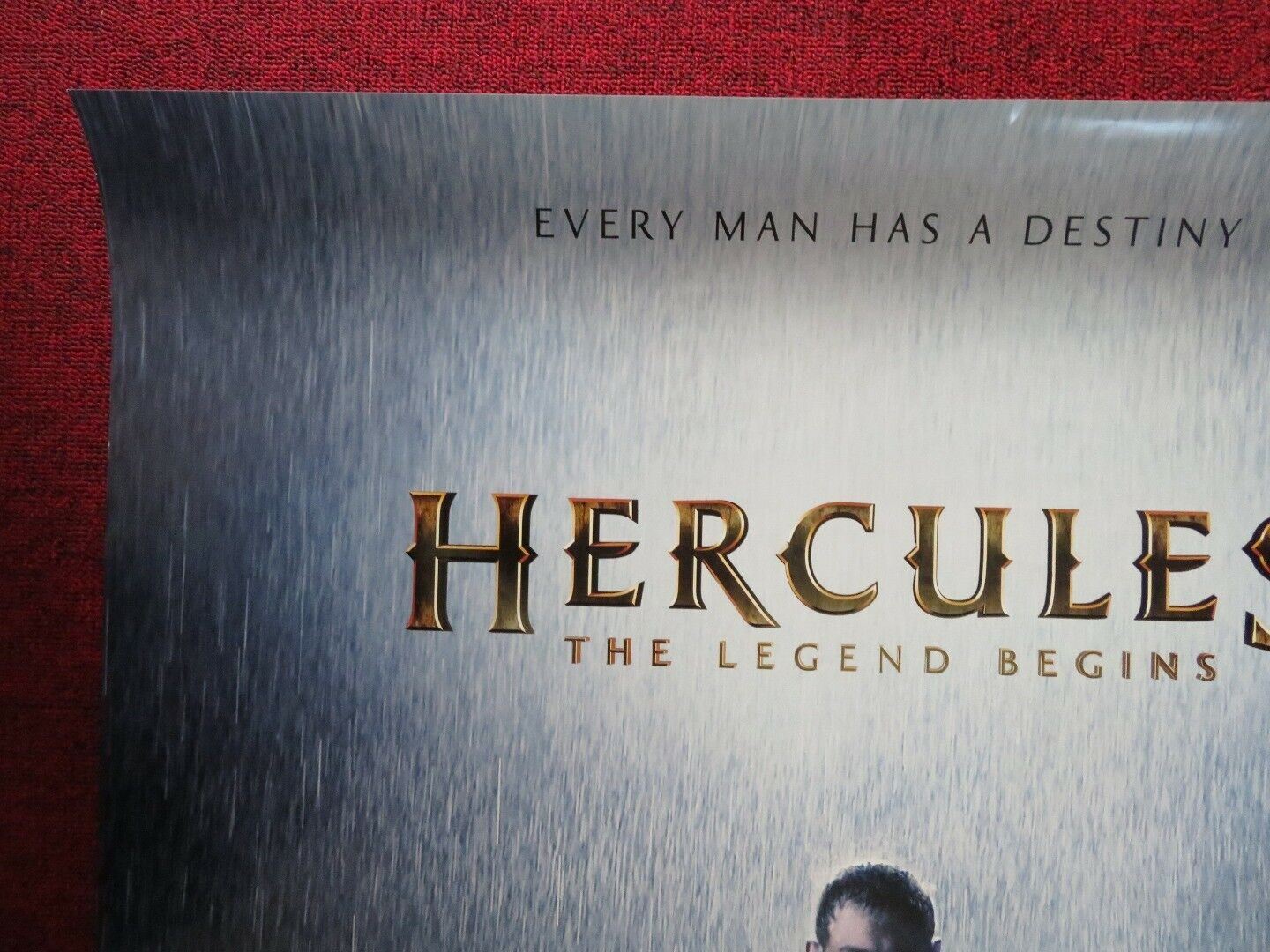 HERCULES / THE LEGEND OF HERCULES US ONE SHEET ROLLED POSTER KELLAN LUTZ 2014 Movie posters
