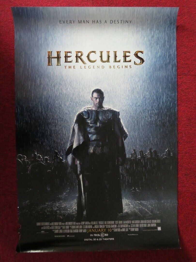 HERCULES / THE LEGEND OF HERCULES US ONE SHEET ROLLED POSTER KELLAN LUTZ 2014 Movie posters