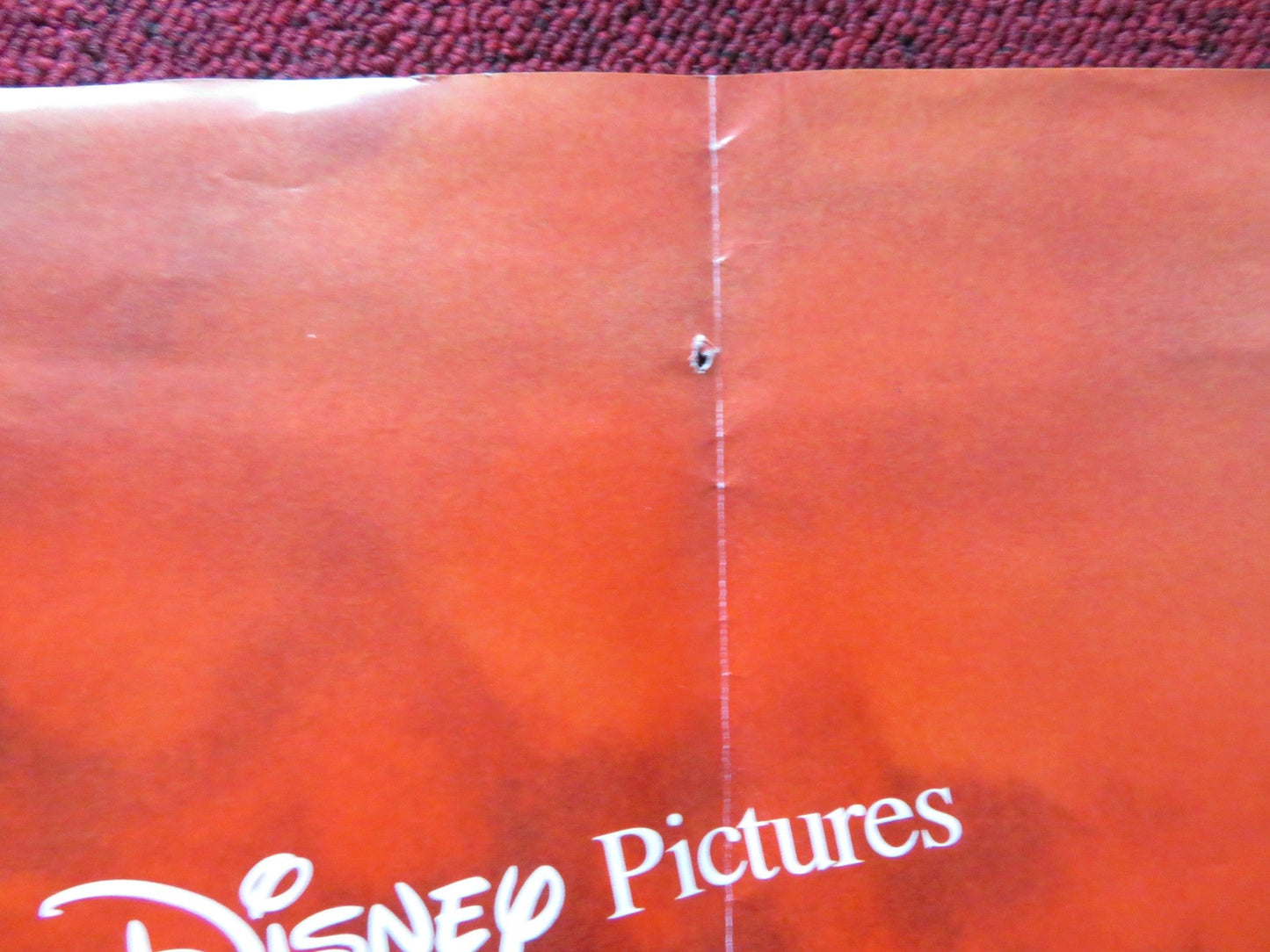 HERCULES UK QUAD POSTER FOLDED DISNEY TATE DONOVAN DANNY DE VITO 1997 Rendezvous Cinema Movie posters