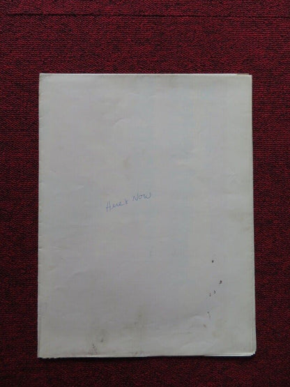 HERE AND NOW FOLDED US ONE SHEET POSTER DANIELLE OUIMET CHANTAL RENAUD 1970 - Rendezvous Cinema