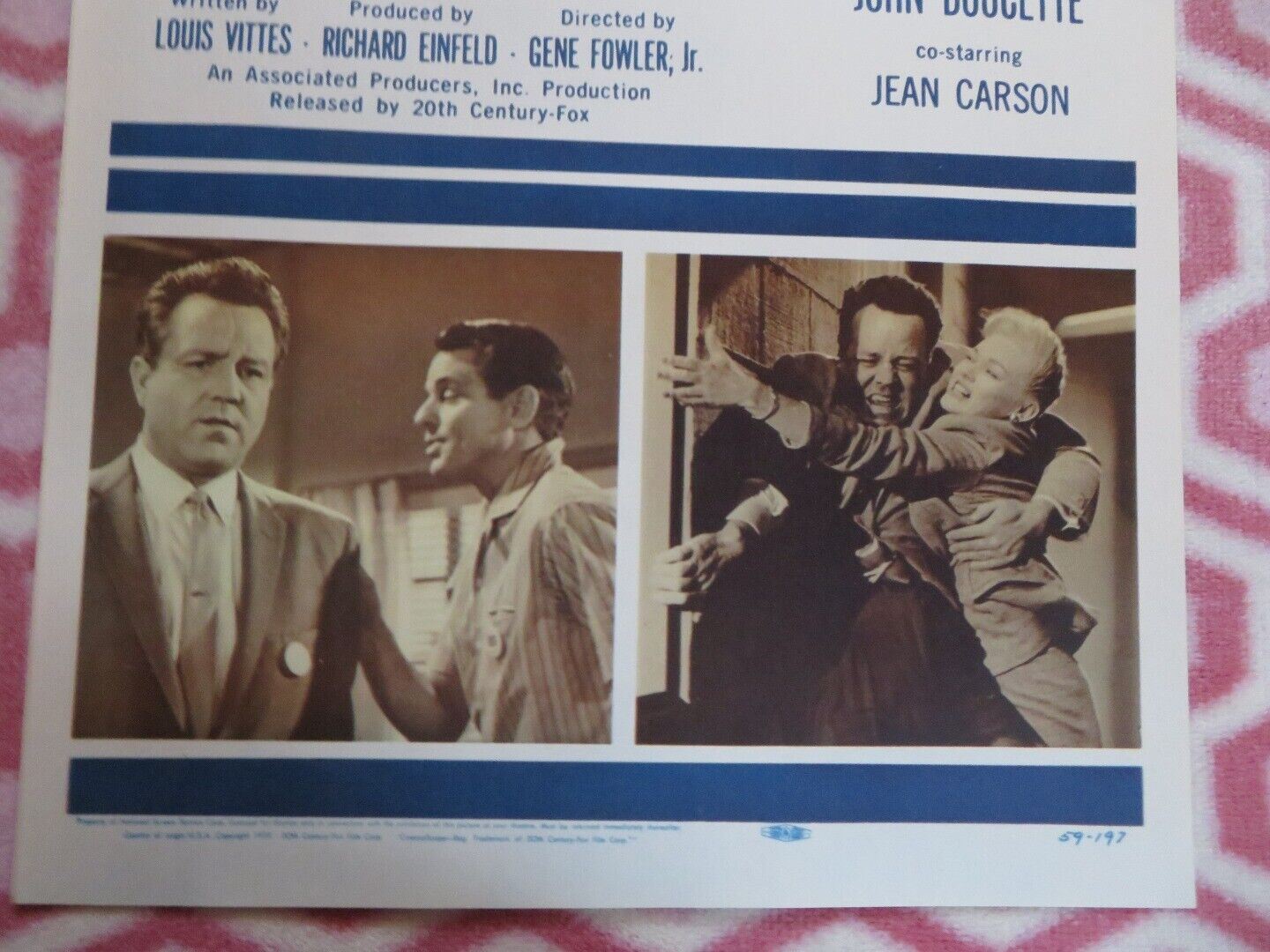 HERE COME THE JETS US INSERT (14"x 36") POSTER STEVE BRODIE LYN THOMAS 1959 Movie posters