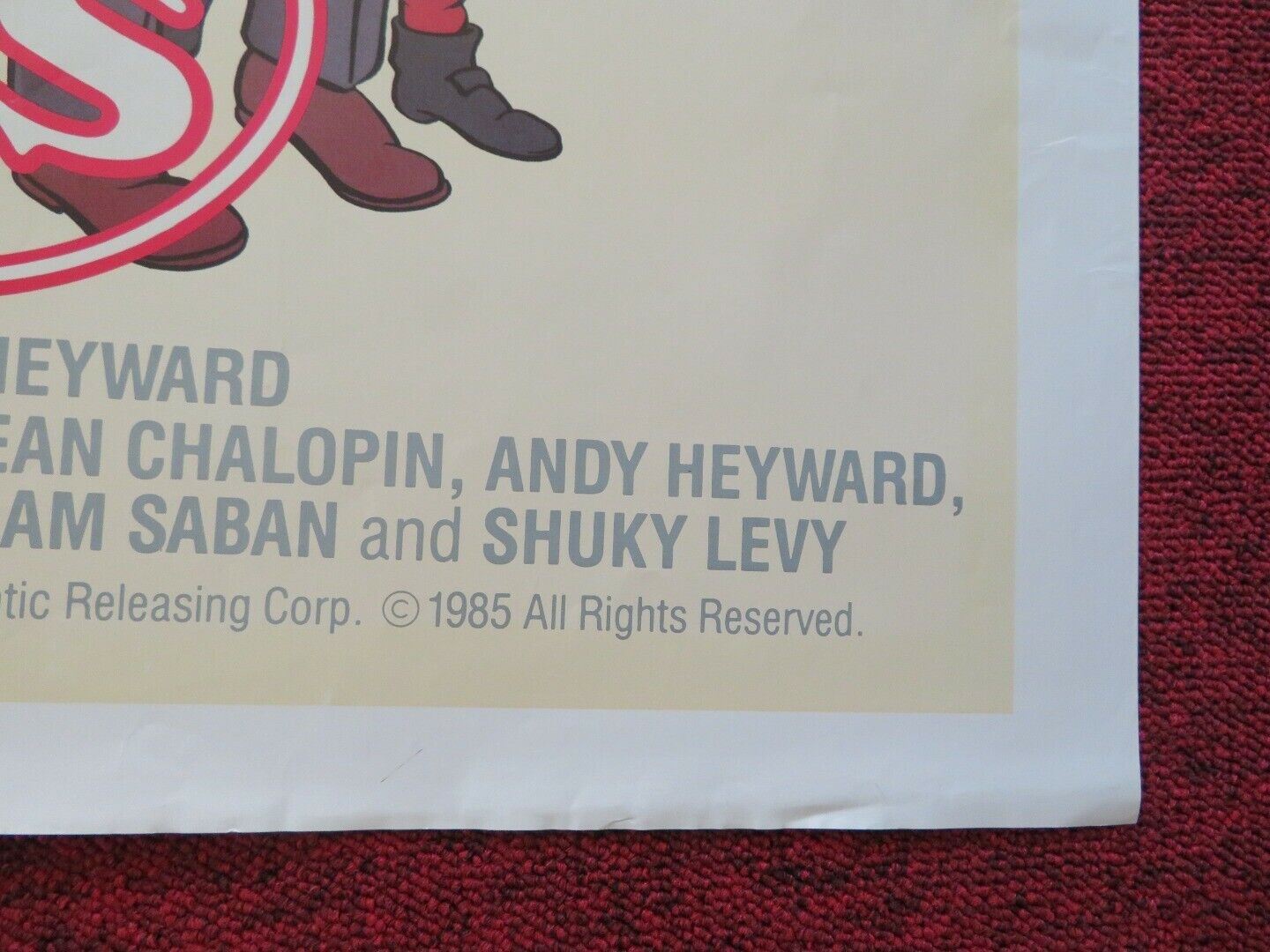 HERE COMES THE LITTLES FOLDED US ONE SHEET POSTER JIMMY KEEGAN BETTINA BUSH 1985 Movie posters