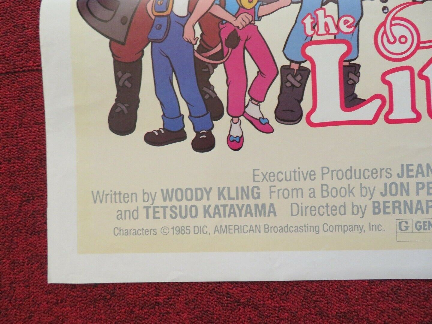 HERE COMES THE LITTLES FOLDED US ONE SHEET POSTER JIMMY KEEGAN BETTINA BUSH 1985 Movie posters