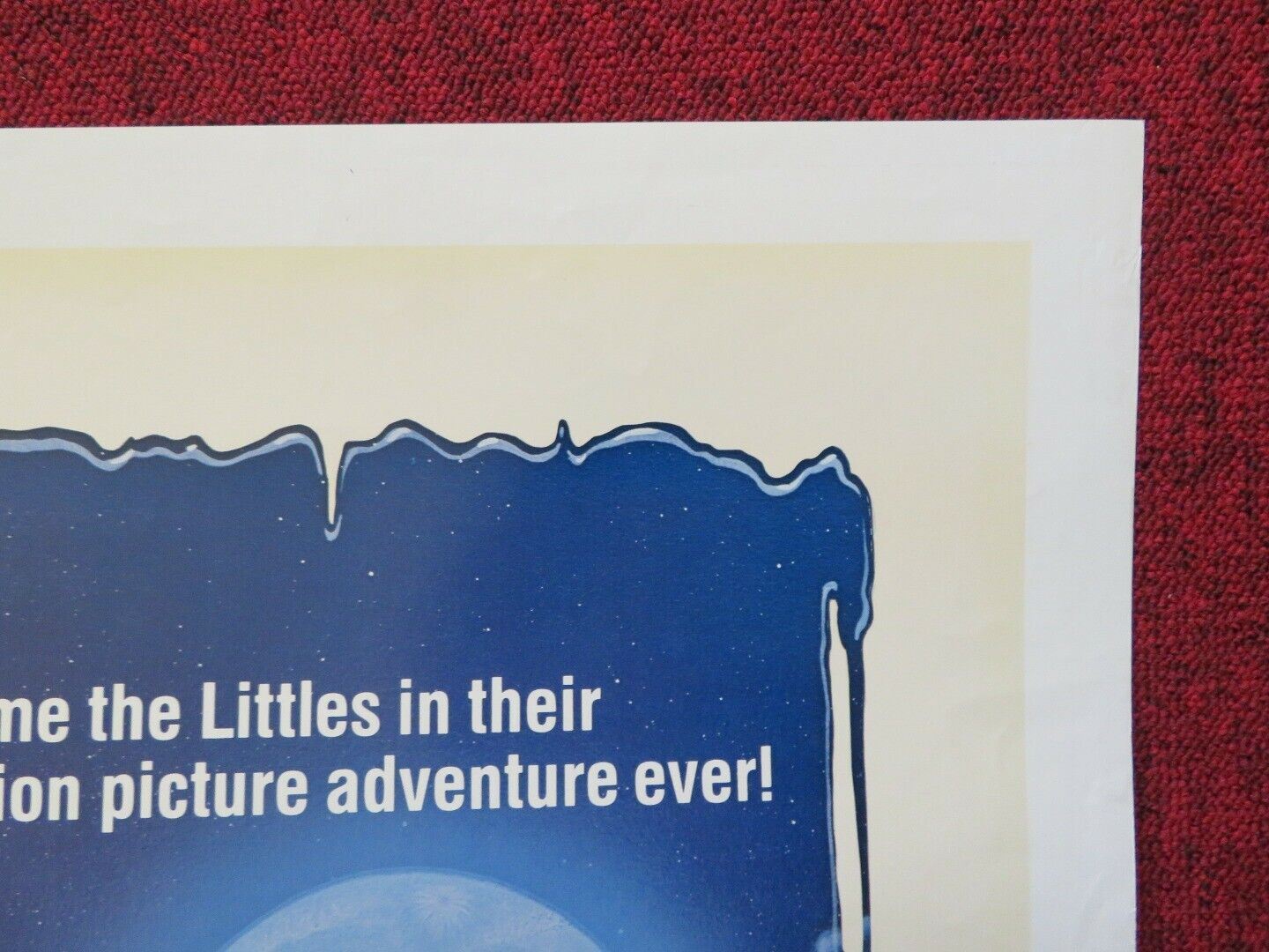 HERE COMES THE LITTLES FOLDED US ONE SHEET POSTER JIMMY KEEGAN BETTINA BUSH 1985 Movie posters