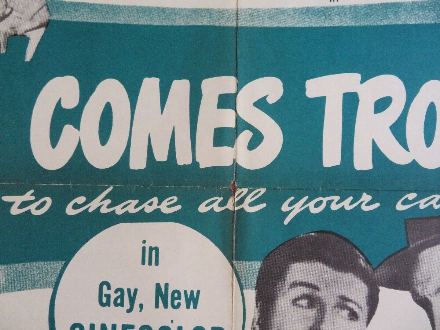 HERE COMES TROUBLE US ONE SHEET POSTER WILLIAM TRACY JOE SAWYER 1948 Movie posters