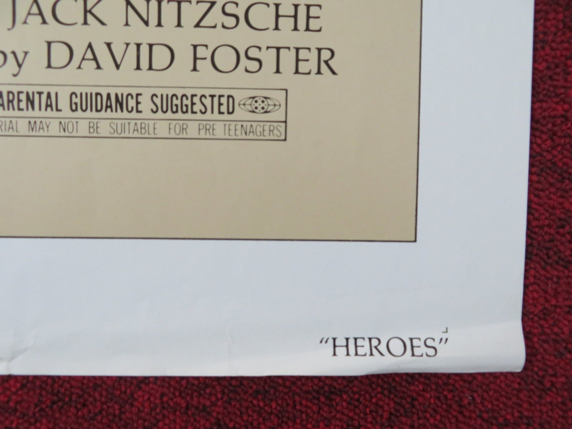HEROES FOLDED US ONE SHEET POSTER HENRY WINKLER SALLY FIELD 1977 Rendezvous Cinema Movie posters
