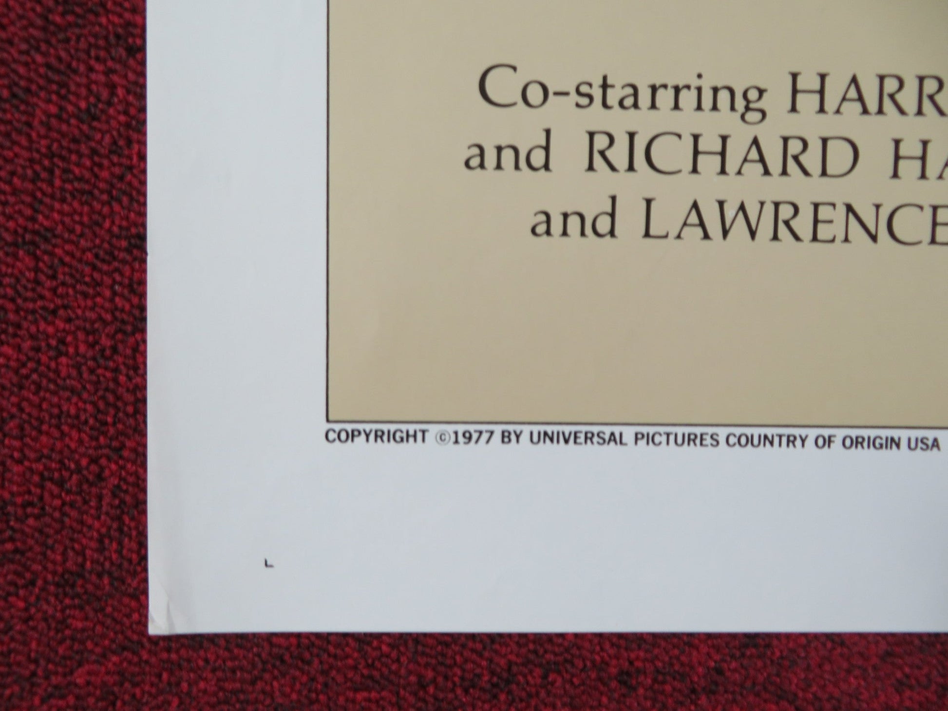 HEROES FOLDED US ONE SHEET POSTER HENRY WINKLER SALLY FIELD 1977 Rendezvous Cinema Movie posters