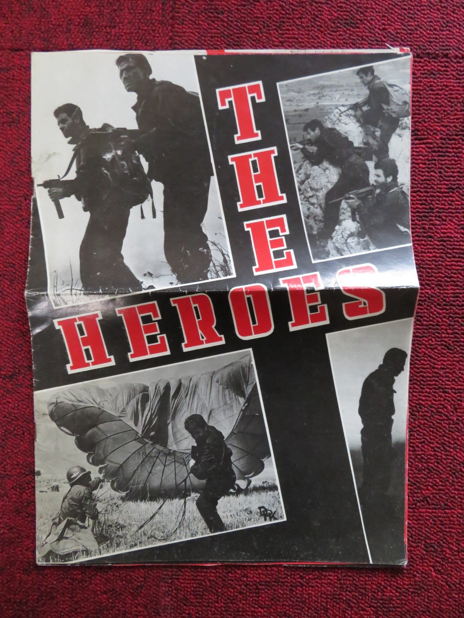 HEROES - PRESSBOOK UNCUT GD FILMS KOSTAS NAOS TEREZA VLANDI 1966 Rendezvous Cinema Movie posters