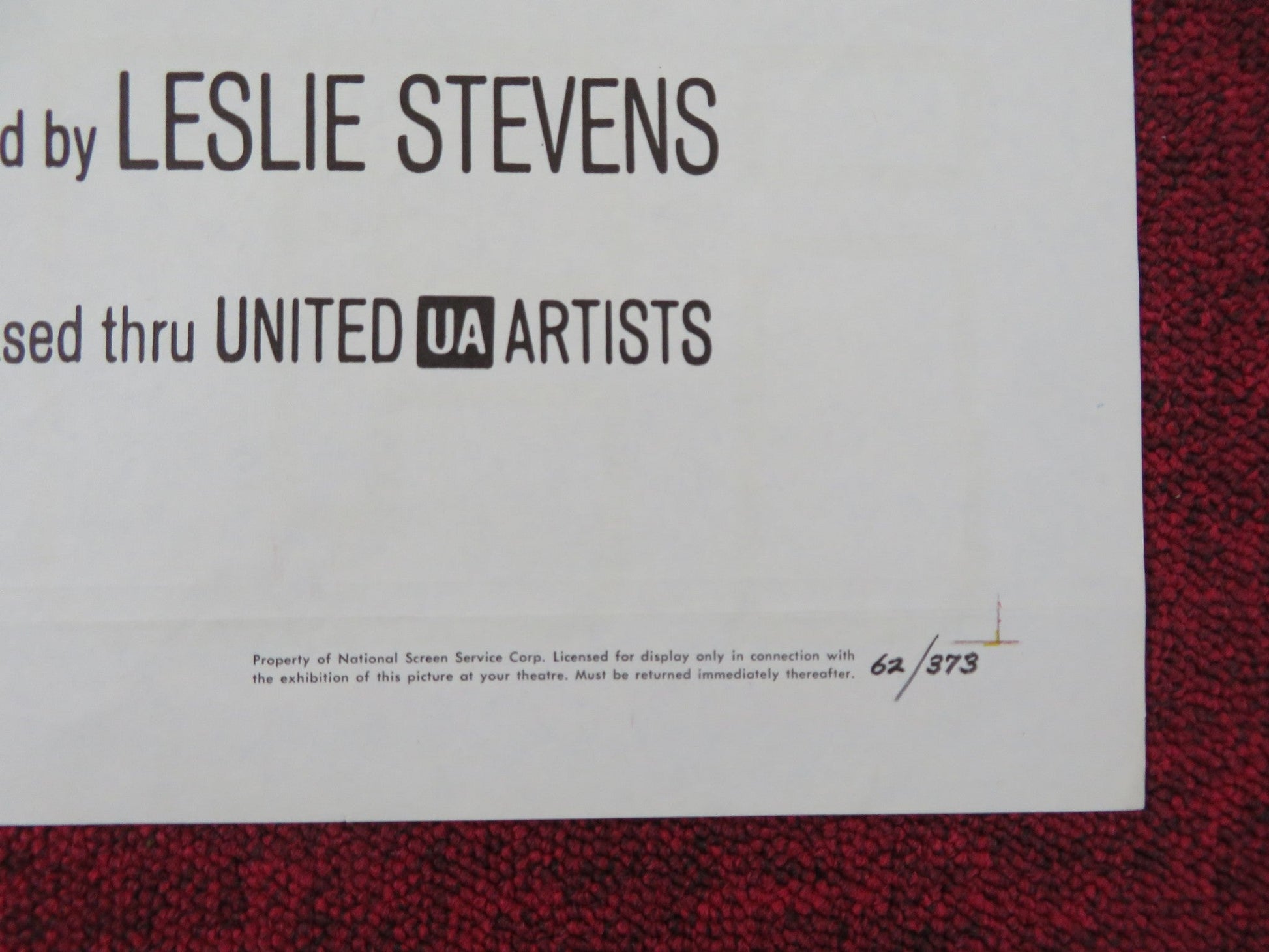 HERO'S ISLAND FOLDED US ONE SHEET POSTER JAMES MASON RIP TORN 1962 Rendezvous Cinema Movie posters