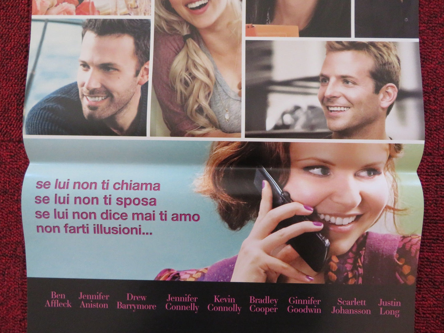 HE'S JUST NOT THAT INTO YOU ITALIAN LOCANDINA POSTER BEN AFFLECK 2009 Rendezvous Cinema Movie posters