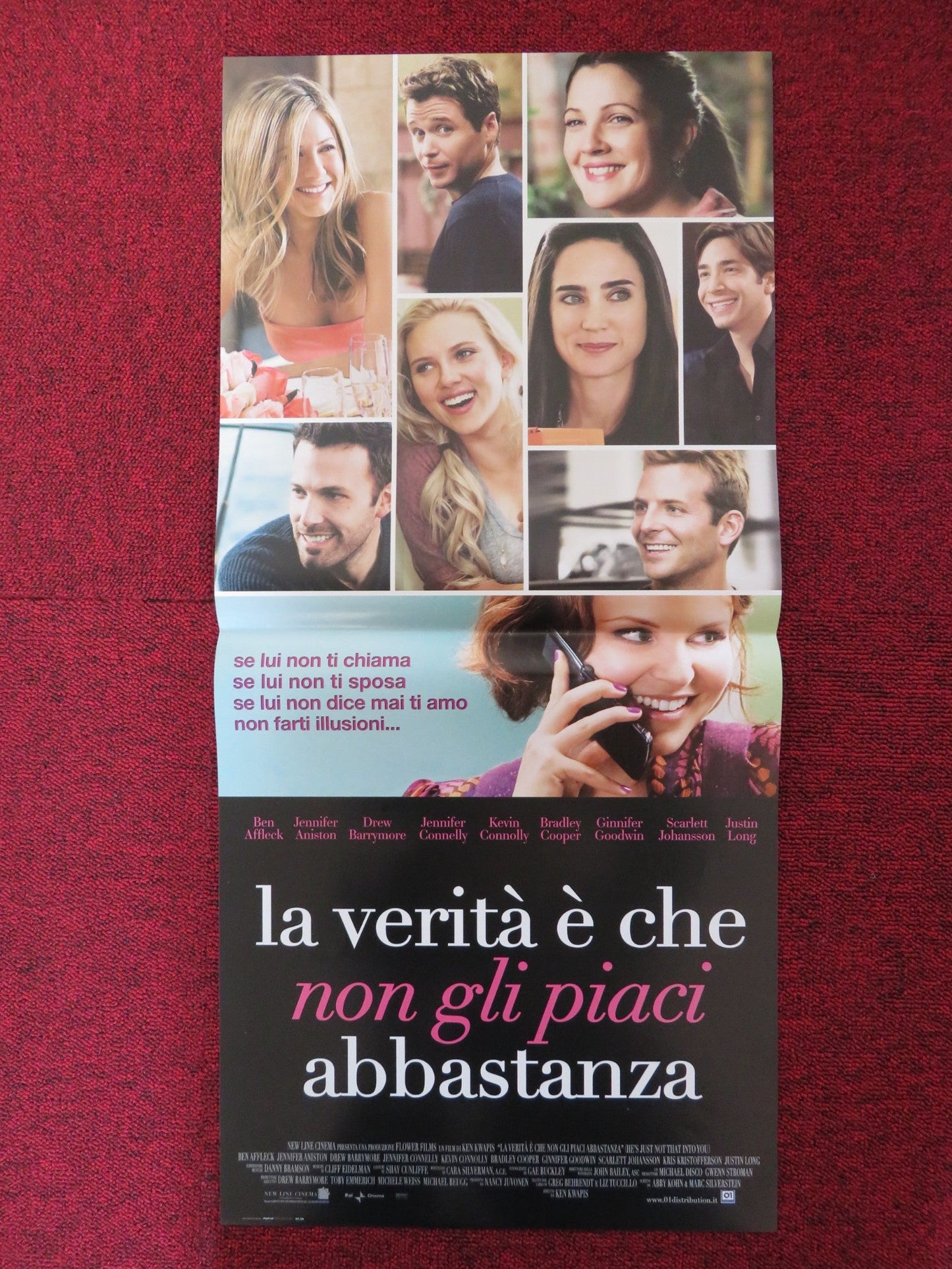 HE'S JUST NOT THAT INTO YOU ITALIAN LOCANDINA POSTER BEN AFFLECK 2009 Rendezvous Cinema Movie posters
