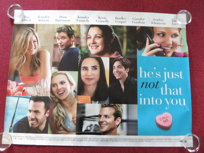 HE'S JUST NOT THAT INTO YOU UK QUAD (30"x 40") ROLLED POSTER BEN AFFLECK 2009 Rendezvous Cinema Movie posters