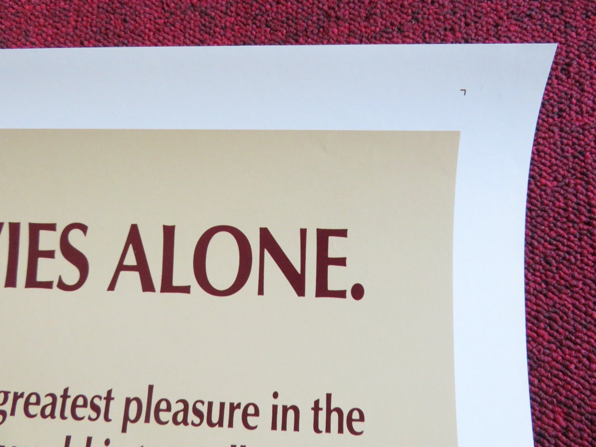 HEY BABU RIBA US ONE SHEET ROLLED POSTER GALA VIDENOVIC RELJA BASIC 1985 Rendezvous Cinema Movie posters