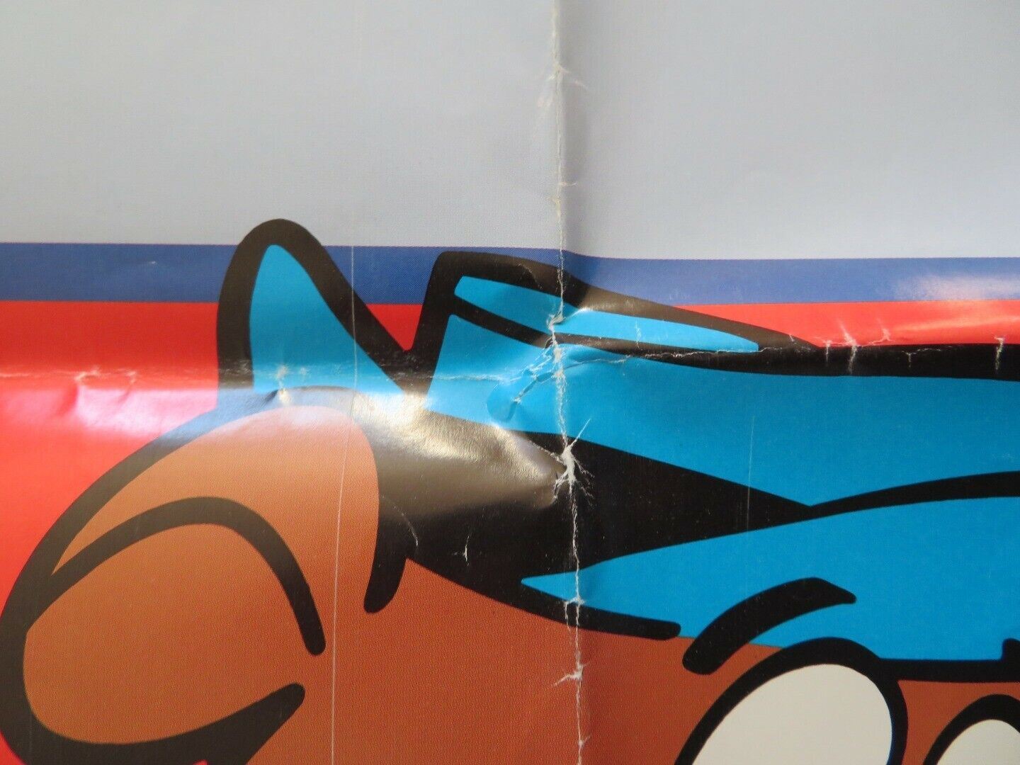 HEY THERE IT'S YOGI BEAR FOLDED US ONE SHEET POSTER DAWS BUTLER DON MESSICK '64 Movie posters