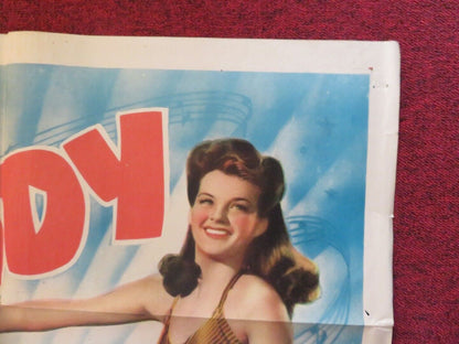 HI BUDDY FOLDED US ONE SHEET POSTER ROBERT PAIGE HARRIET HILLIARD 1942 Movie posters