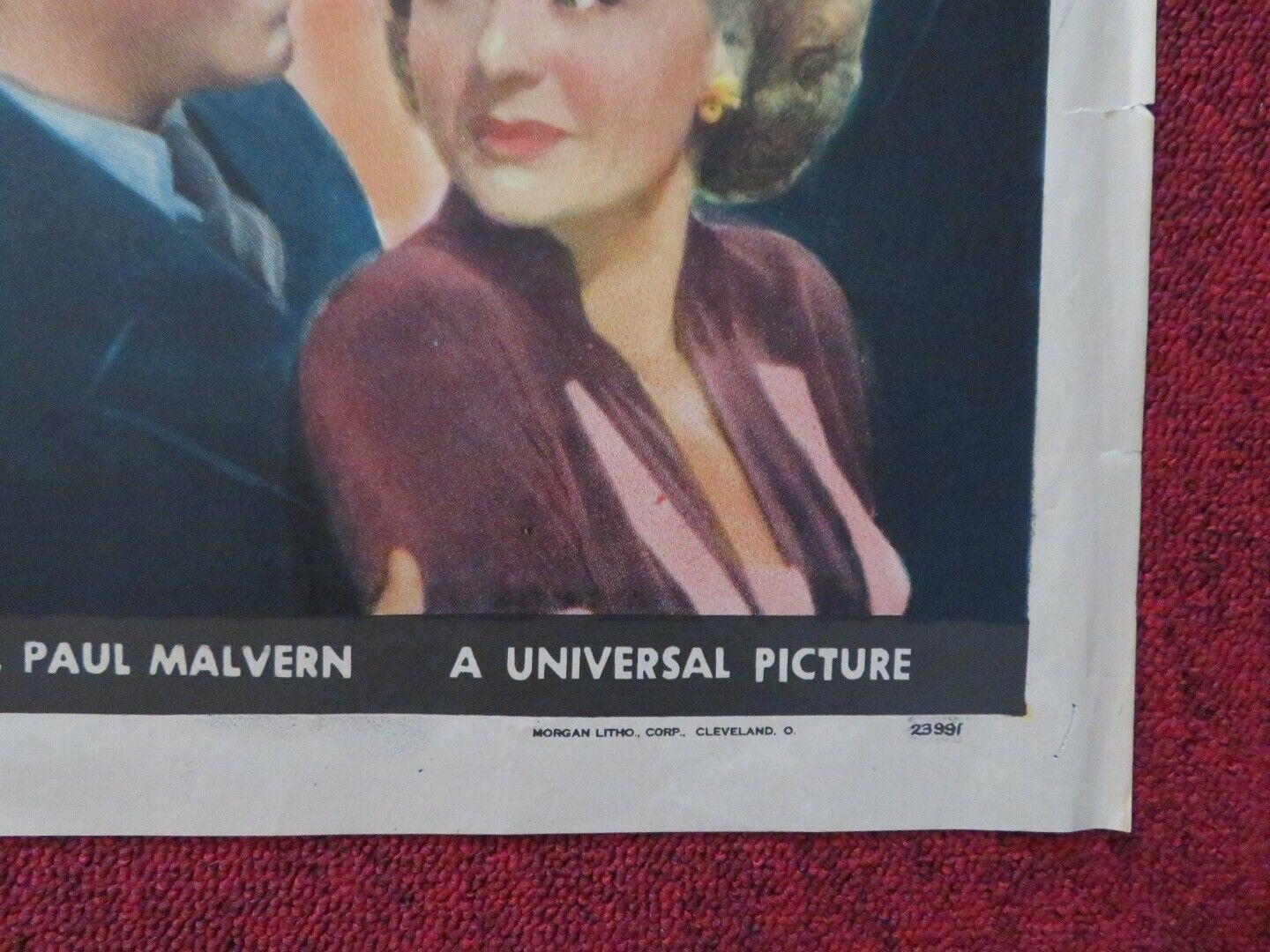 HI BUDDY FOLDED US ONE SHEET POSTER ROBERT PAIGE HARRIET HILLIARD 1942 Movie posters