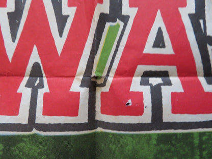 HIAWATHA FOLDED US ONE SHEET POSTER VINCE EDWARDS YVETTE DUGUAY 1952 Movie posters