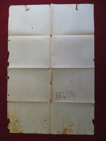 HIAWATHA FOLDED US ONE SHEET POSTER VINCE EDWARDS YVETTE DUGUAY 1952 Rendezvous Cinema Movie posters