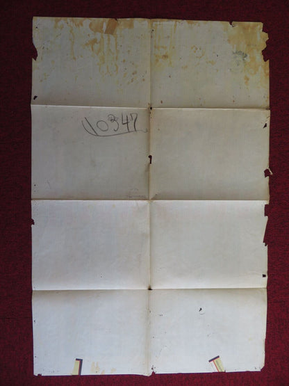 HIAWATHA FOLDED US ONE SHEET POSTER VINCE EDWARDS YVETTE DUGUAY 1952 Movie posters