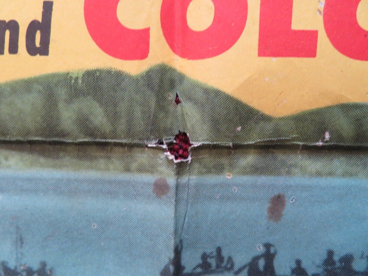 HIAWATHA FOLDED US ONE SHEET POSTER VINCE EDWARDS YVETTE DUGUAY 1952 Movie posters