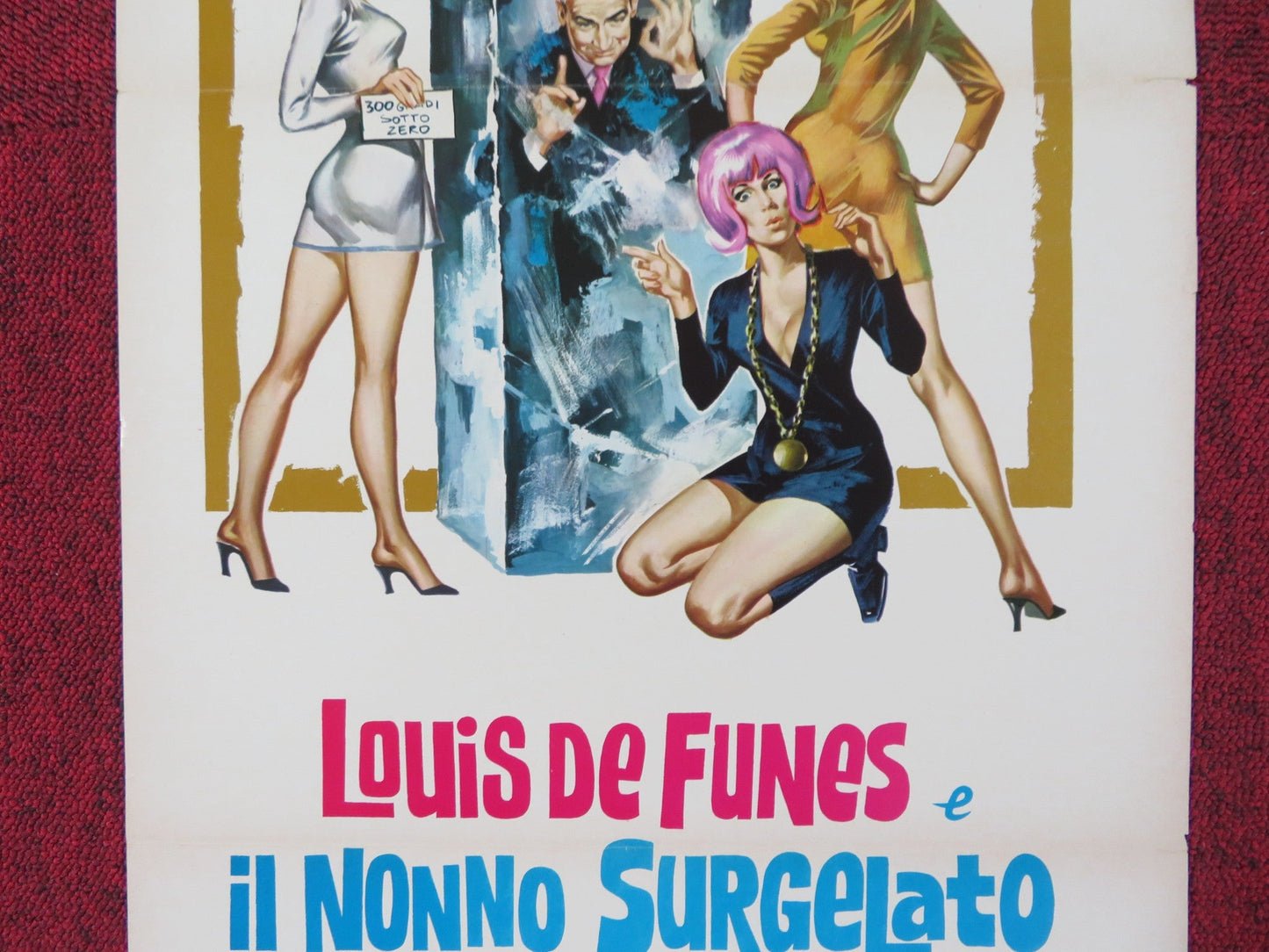 HIBERNATUS ITALIAN LOCANDINA POSTER LOUIS DE FUNES BERNARD ALANE 1969 Rendezvous Cinema Movie posters