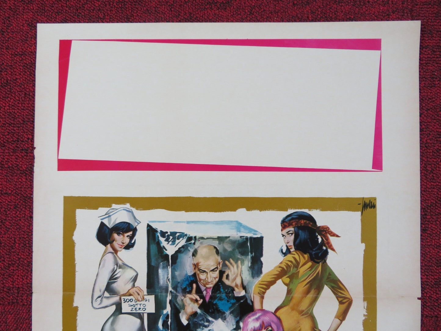 HIBERNATUS ITALIAN LOCANDINA POSTER LOUIS DE FUNES BERNARD ALANE 1969 Rendezvous Cinema Movie posters