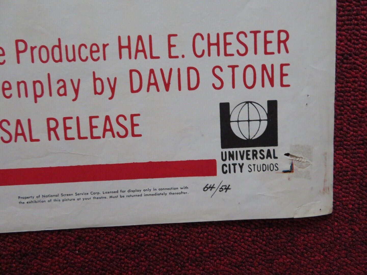 HIDE AND SEEK FOLDED US ONE SHEET POSTER IAN CARMICHAEL CURD JURGENS 1964 Movie posters