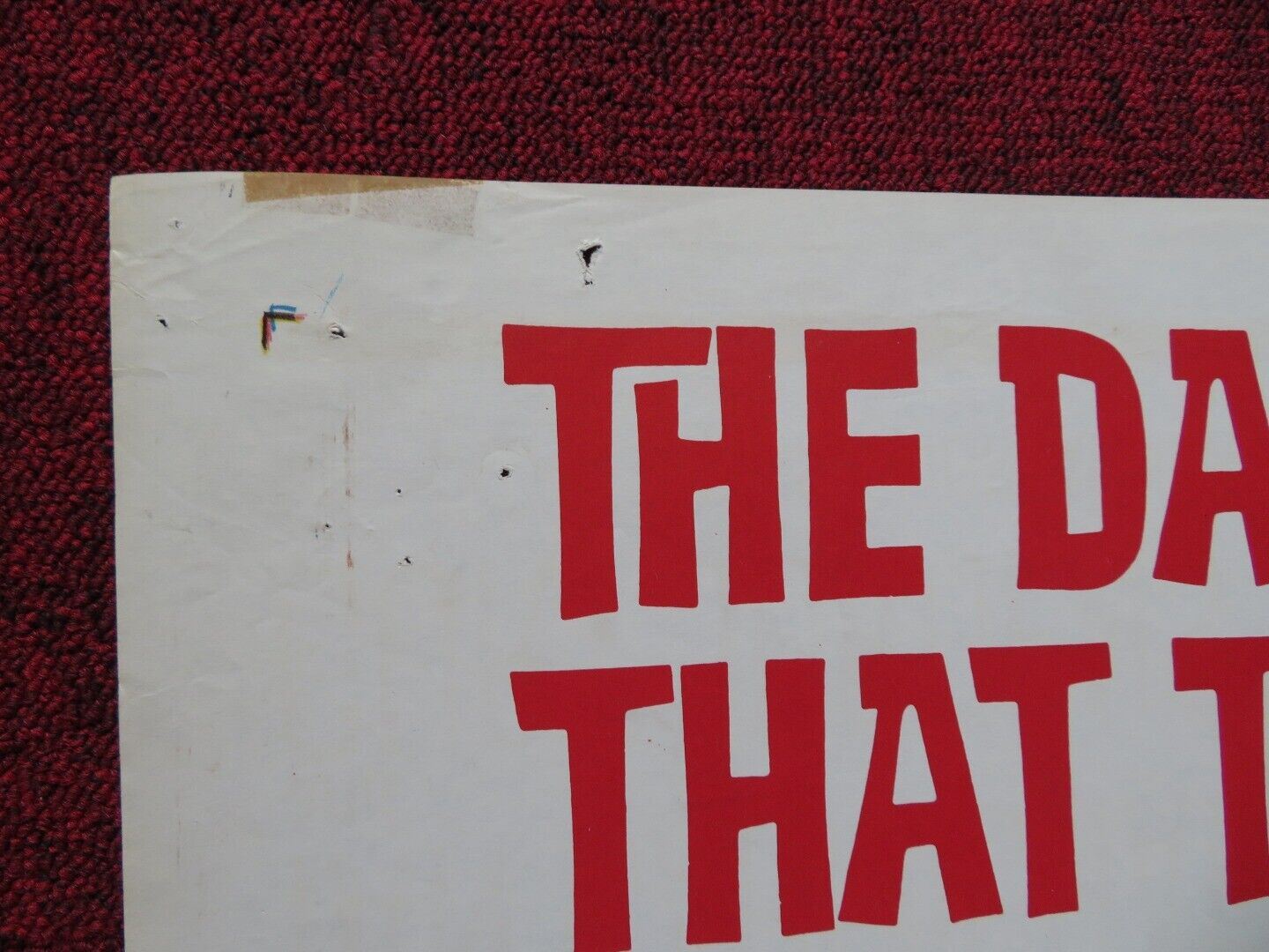 HIDE AND SEEK FOLDED US ONE SHEET POSTER IAN CARMICHAEL CURD JURGENS 1964 Movie posters