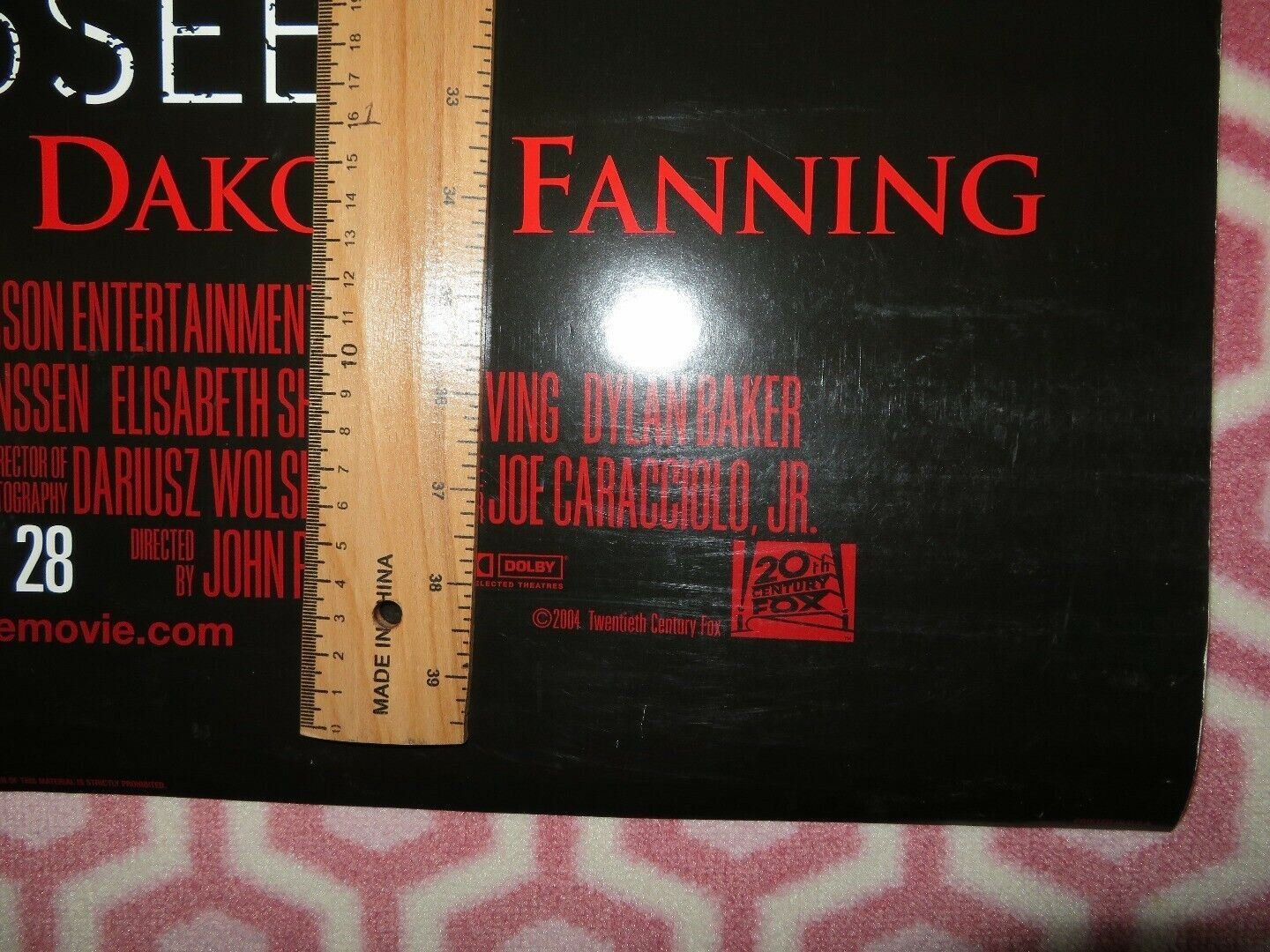 HIDE AND SEEK VERSION A US ROLLED POSTER ROBERT DENIRO DAKOTA FANNING 2005 Movie posters
