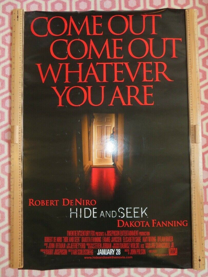HIDE AND SEEK VERSION A US ROLLED POSTER ROBERT DENIRO DAKOTA FANNING 2005 Movie posters
