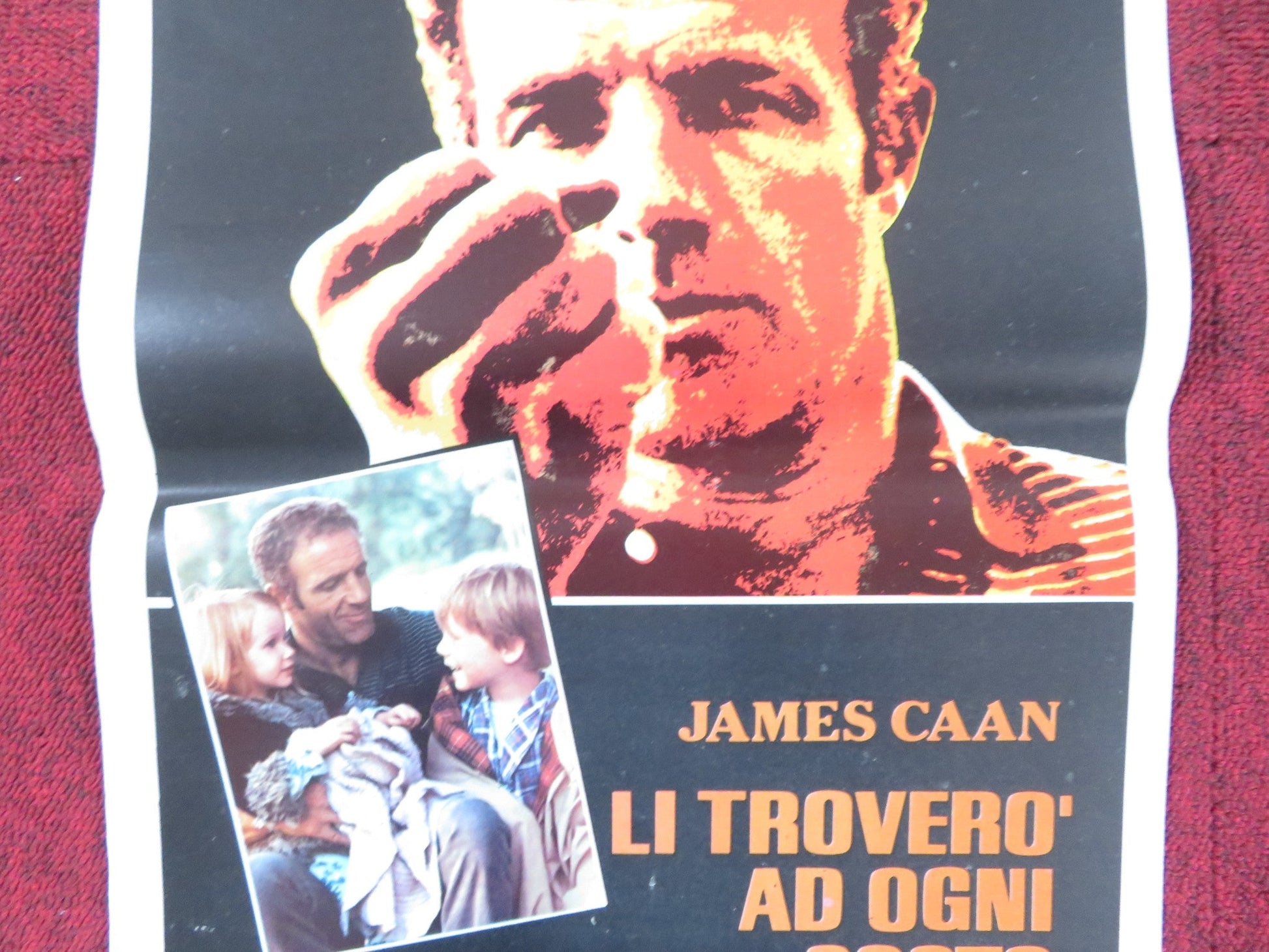 HIDE IN PLAIN SIGHT ITALIAN LOCANDINA POSTER JAMES CAAN JILL EIKENBERRY 1980 Rendezvous Cinema Movie posters