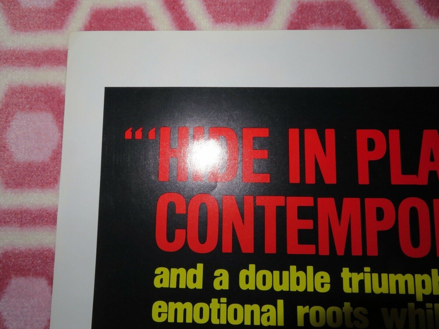 HIDE IN PLAIN SIGHT US ONE SHEET POSTER JAMES CAAN JILL EIKENBERRY Movie posters