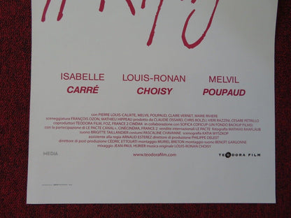 HIDEAWAY ITALIAN LOCANDINA (26.5"x12.5") POSTER ISABELLE CARRE FRANCOIS OZON '09 Movie posters
