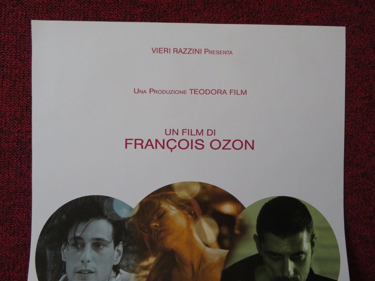 HIDEAWAY ITALIAN LOCANDINA (26.5"x12.5") POSTER ISABELLE CARRE FRANCOIS OZON '09 Movie posters