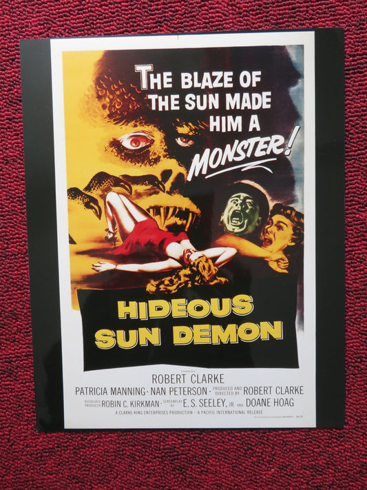 HIDEOUS SUN DEMON DEALER PHOTO POSTER ROBERT CLARKE PATRICIA MANNING 1958 Rendezvous Cinema Movie posters