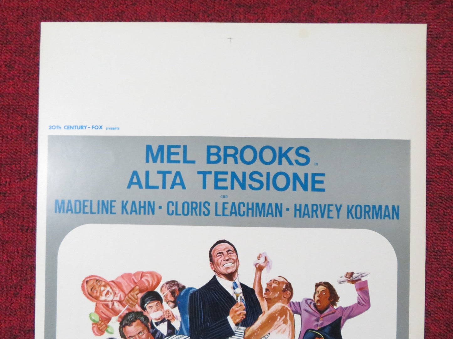 HIGH ANXIETY ITALIAN LOCANDINA POSTER MEL BROOKS MADELINE KAHN 1978 Rendezvous Cinema Movie posters